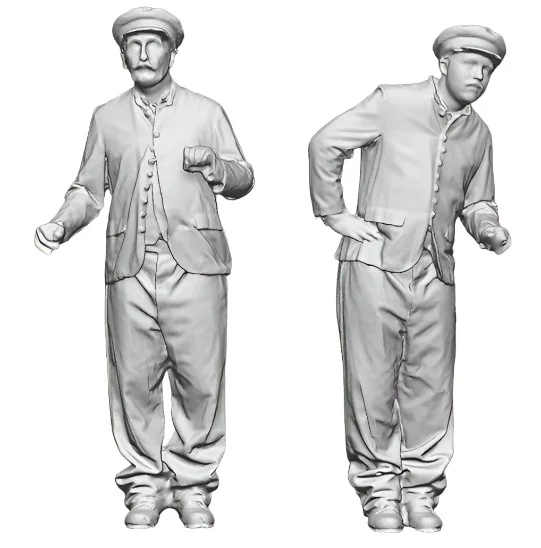 11236-076 OO Gauge Loco Specific Crew - Rapido LMR 1930s Lion Crew Pack