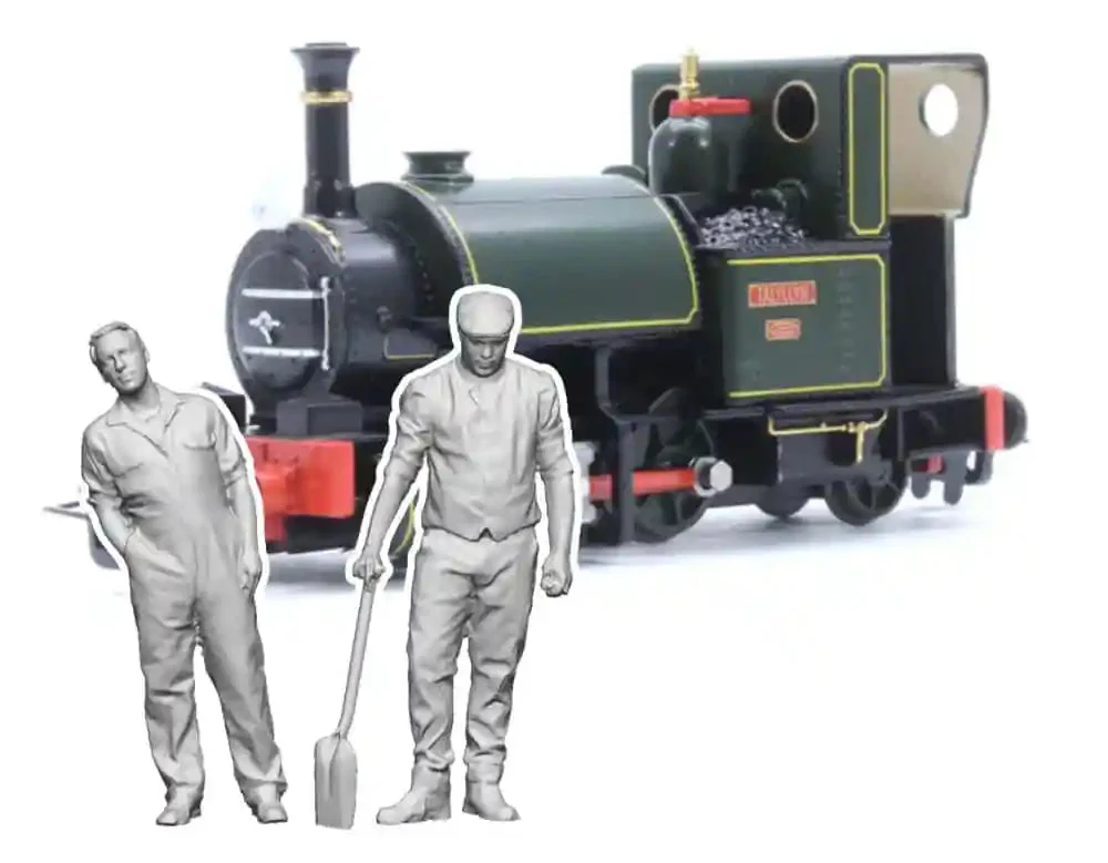 11293-076 OO Gauge Loco Specific Crew - Talyllyn Fletcher Jennings Crew
