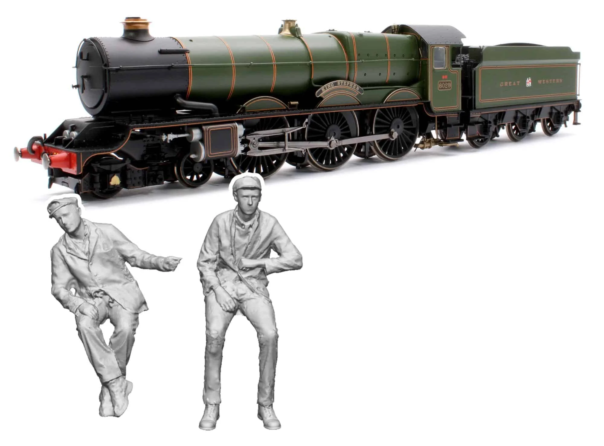 11406-076 OO Gauge Loco Specific Crew - GWR King Crew Pack