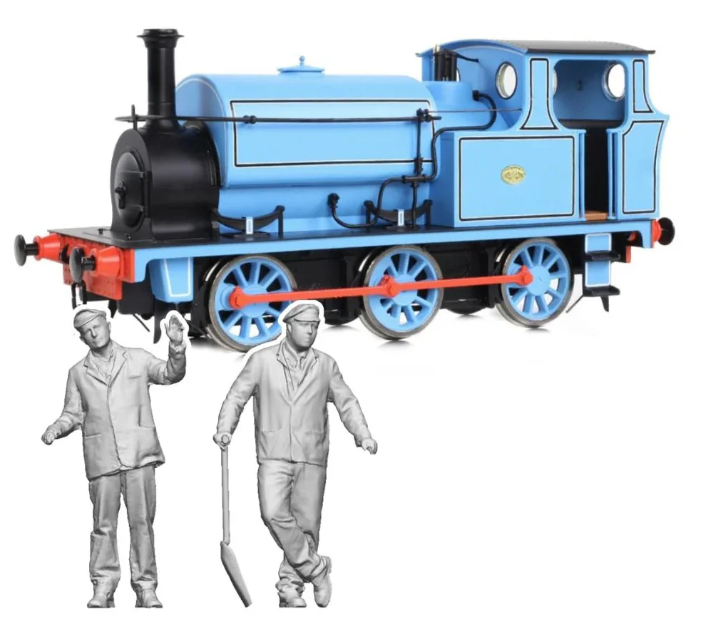 11415-043 O Gauge Loco Specific Crew - Hudswell Clarke 0-6-0