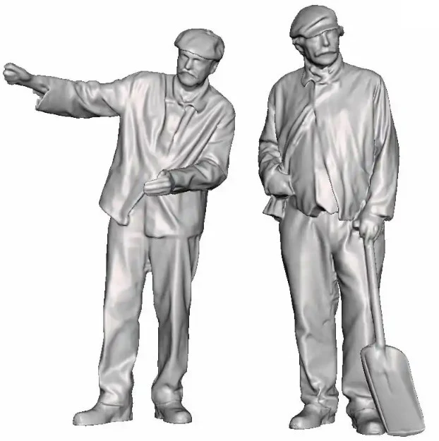 12201-076 OO Gauge 1870-1922 Pre-Grouping - Left Hand Drive Early Loco Crew Pack