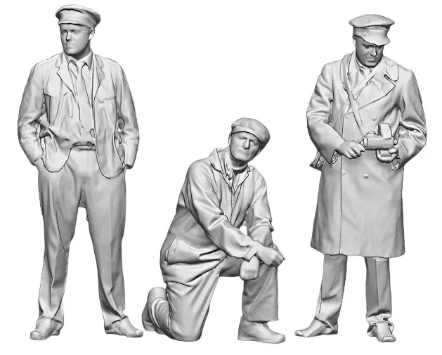 1305-043 O Gauge 1948-1968 British Railways - Bus Crew Pack