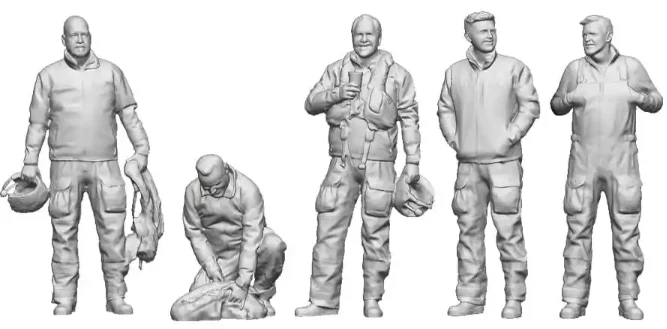 1340-048 1:48 Scale - Trade & Services - RNLI Crew on Shore