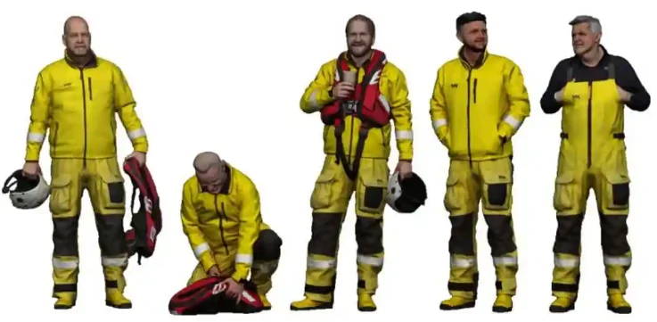 1340-048 1:48 Scale - Trade & Services - RNLI Crew on Shore - Image 2