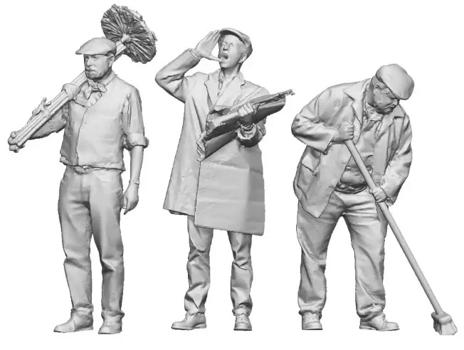 1362-148 N Gauge Work & Industry Street Workers