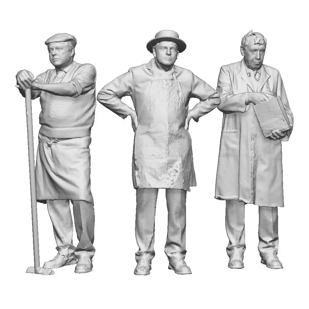 1364-076 OO Gauge Work & Industry Shop Keepers