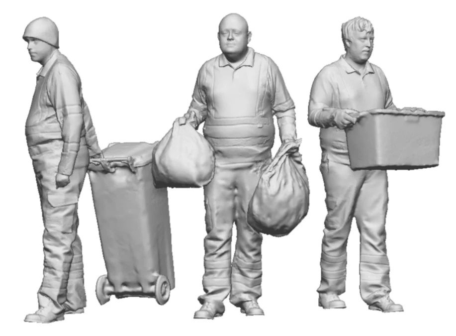 1365-043 O Gauge Trade & Services - Binmen