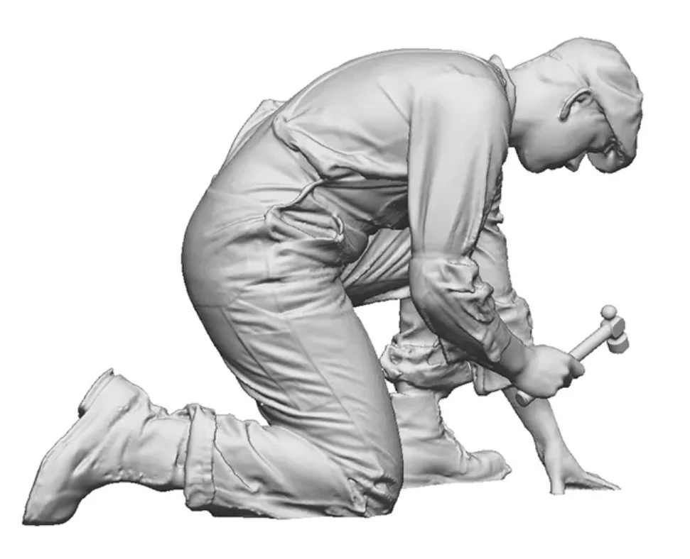 14209-076 OO Gauge - Trade & Services - Workman with hammer