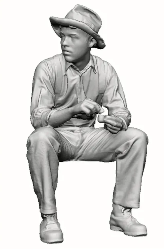 14212-148 N Gauge - Trade & Services - Mill worker at rest
