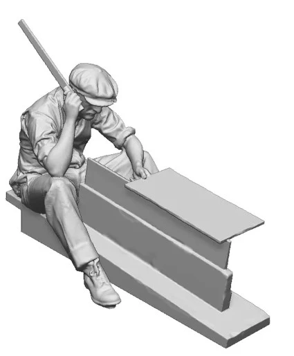 14252-076 OO Gauge Work and Industry - Slate Trimmer