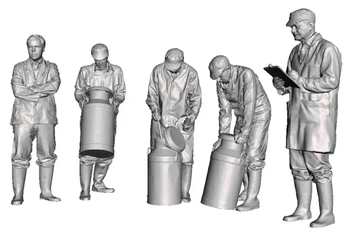 1499-148 N Gauge 1948-1968 British Railways - Creamery Workers