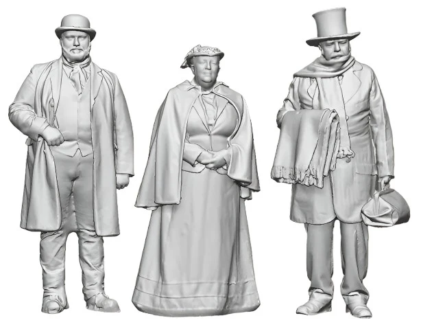 1521-043 O Gauge 1804-1870 Pioneering - Victorian People Set 2