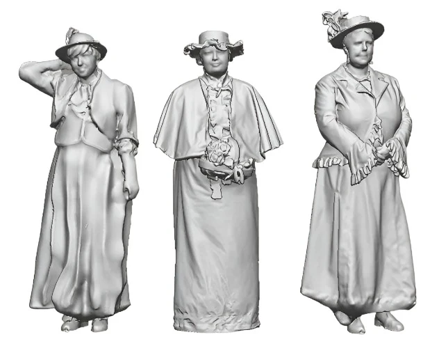 1523-043 O Gauge 1804-1870 Pioneering - Victorian People Set 4