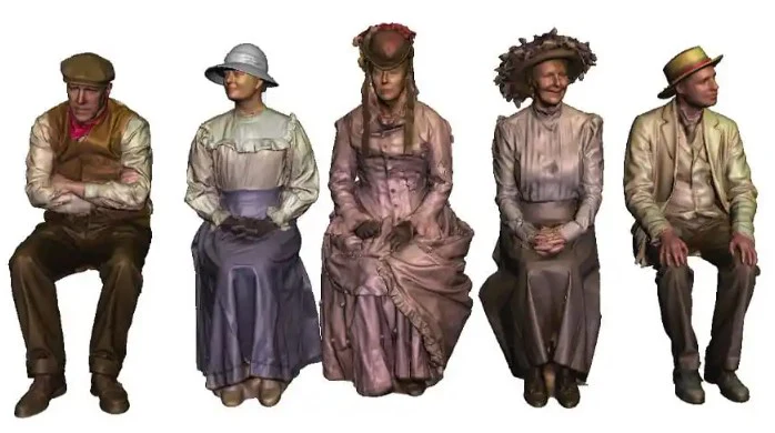 1580-148 N Gauge 1870-1922 Pre-Grouping - Seated Passengers Pack A - Image 2