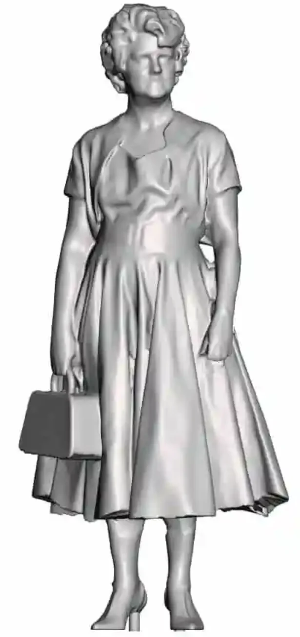 1600-148 N Gauge - Town & Country - 1950s Lady