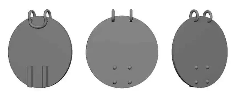 2083-148 N Gauge SR Engine Head Signals Pack of 5