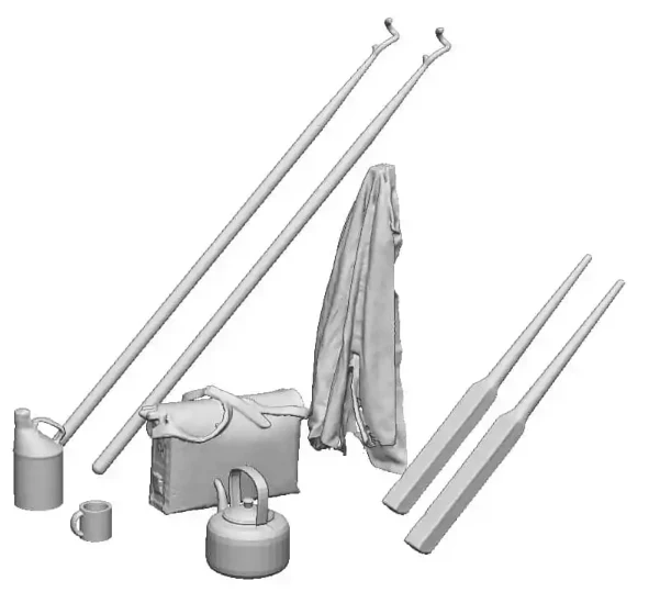 2302-076 OO Gauge - GWR Brake Van Detailing Set