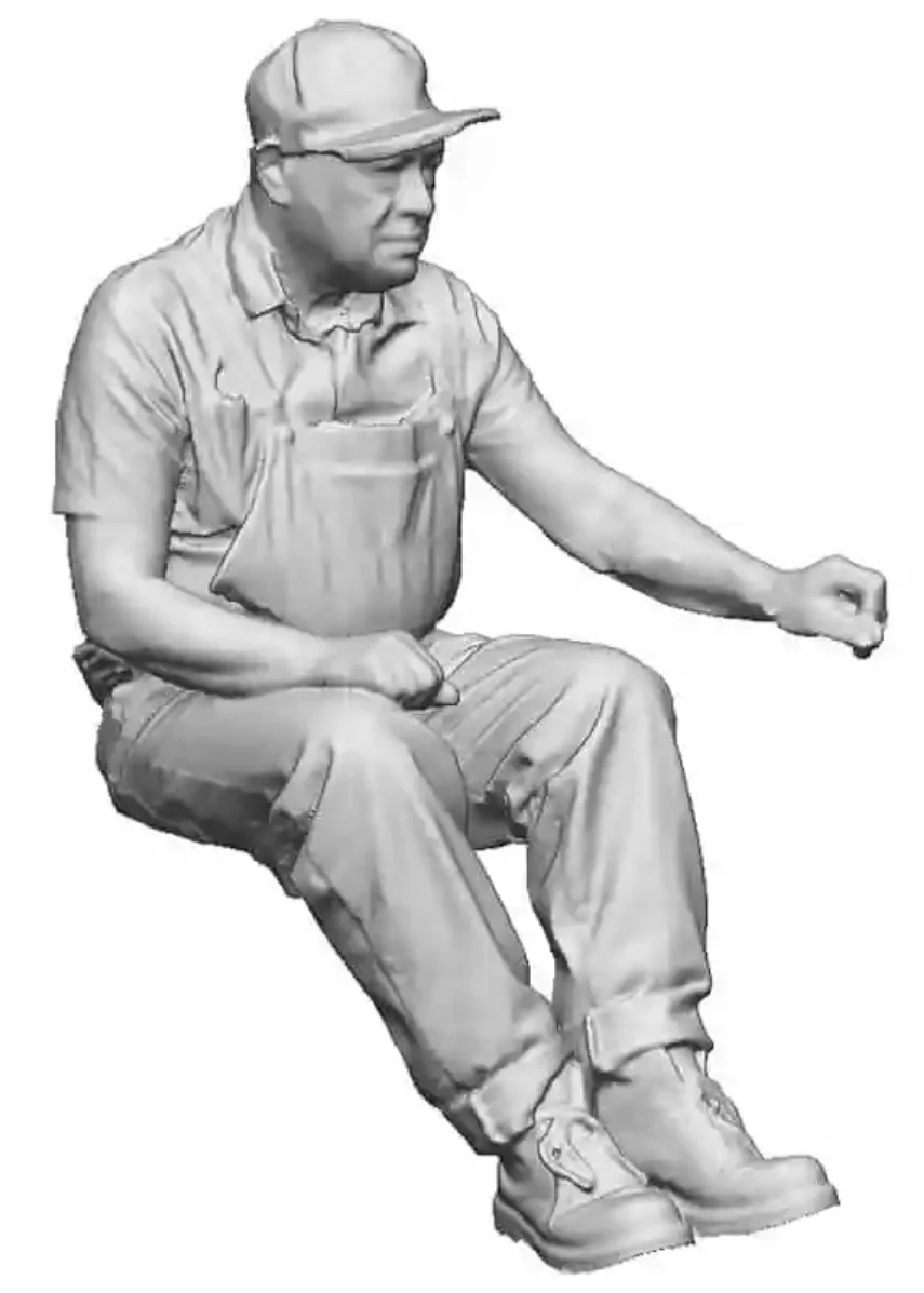 23050-120R TT:120 Gauge - North American - Seated Engineer using Regulator - Right Hand Raised