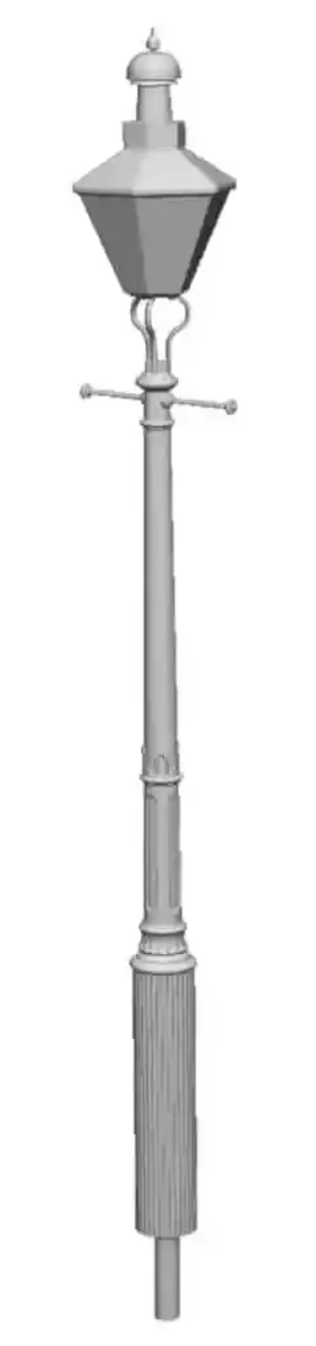 2610-043 O Gauge - Detailing - GWR No3 Column Yard Circular Lamps x5