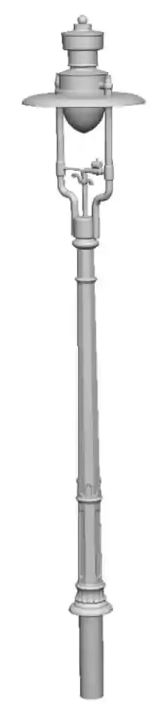 2611-043 O Gauge - Detailing - GWR No1 Octagonal Column Suggs Lamps x5