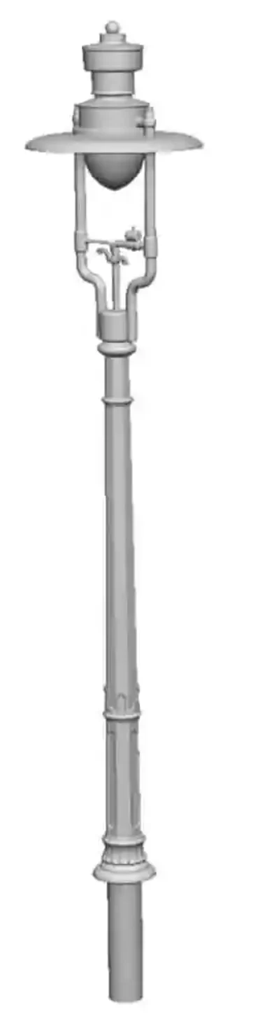 2611-076 OO Gauge - Detailing - GWR No1 Octagonal Column Suggs Lamps x5
