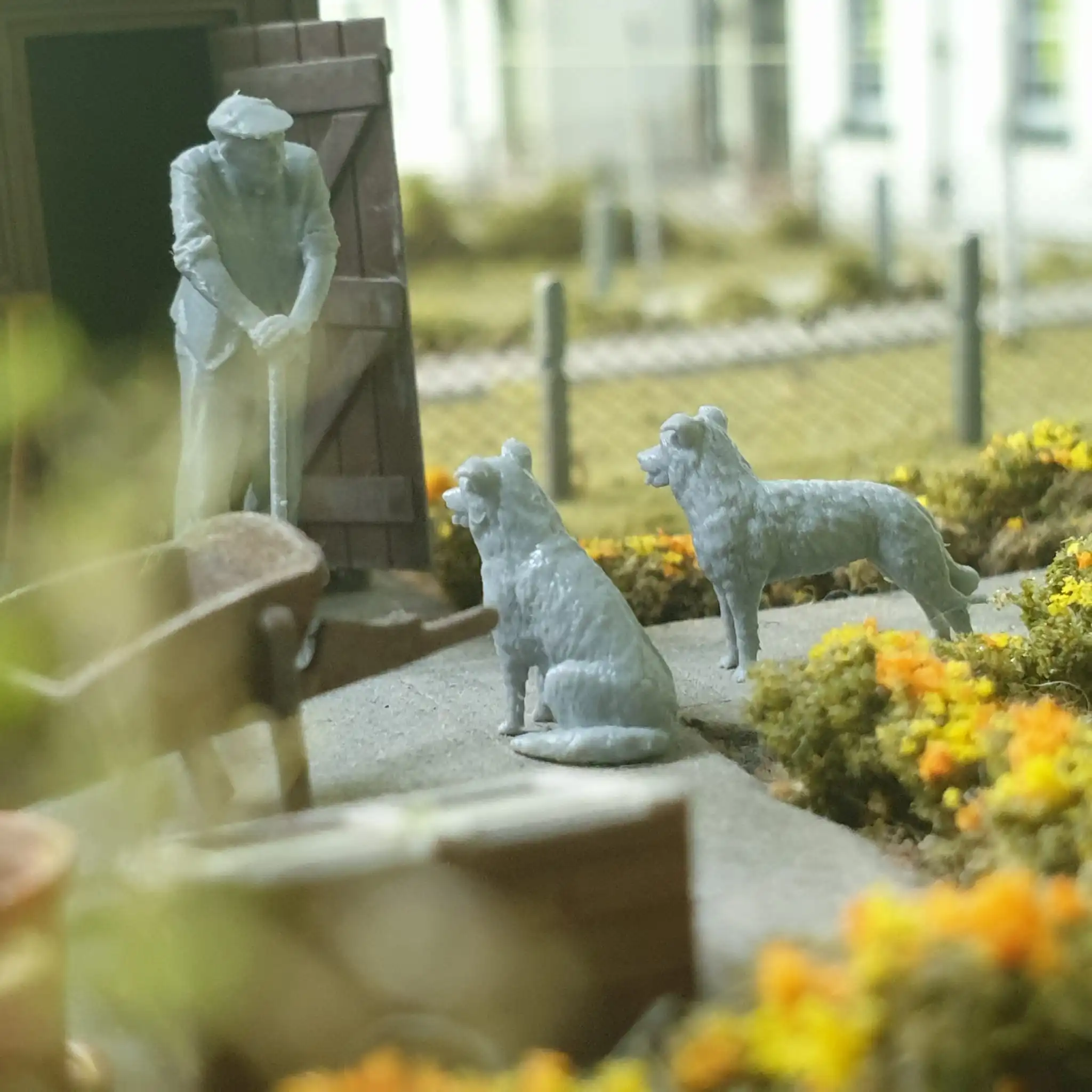 31000-148 N Gauge Pets, Wildlife & Livestock - Border Collie - Pack of 2 - Image 2