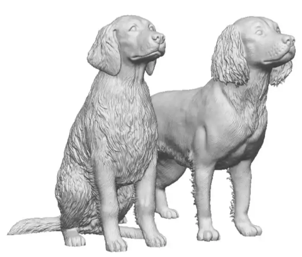 31004-148 N Gauge - Pets, Wildlife & Livestock - English Springer Spaniels x2
