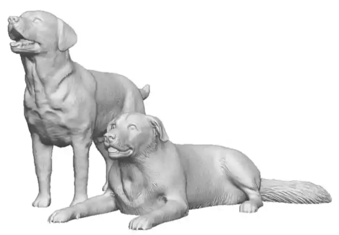 31007-148 N Gauge - Pets, Wildlife & Livestock - Labradors x2