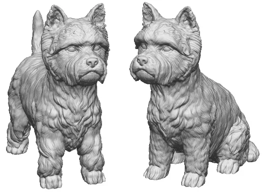 31018-076 OO Gauge - Pets, Wildlife & Livestock - West Highland Terriers x2