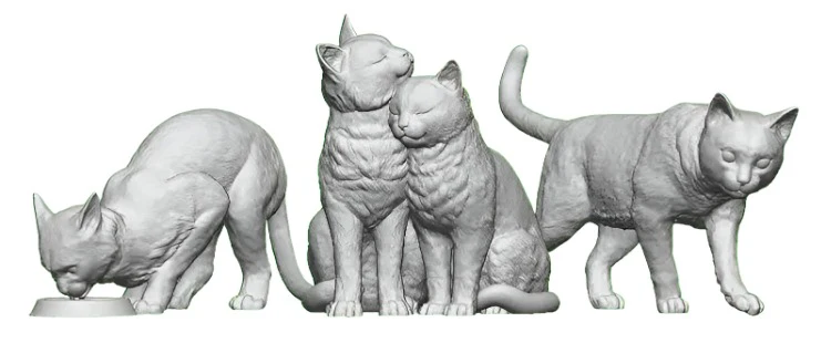 31052-076 OO Gauge Pets, Wildlife & Livestock - Cats