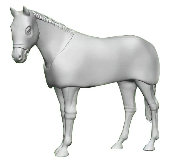 31301-043 O Gauge Pets, Wildlife & Livestock - Race Horse in transit