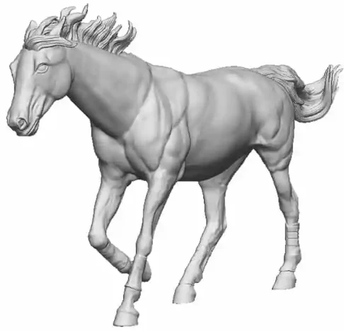 31302-148 N Gauge - Pets, Wildlife & Livestock - Thoroughbred Horse Running