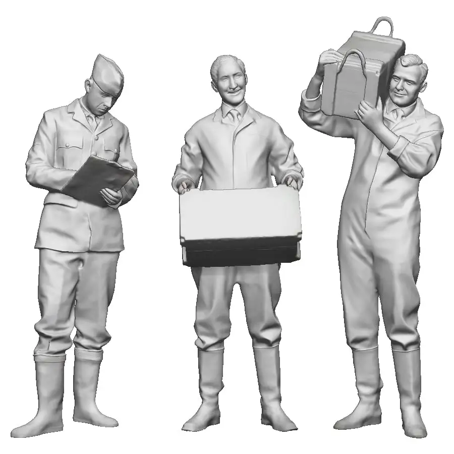 50213-072 1:72 Scale RAF Through the Ages - World War Two - RAF Ground Crew