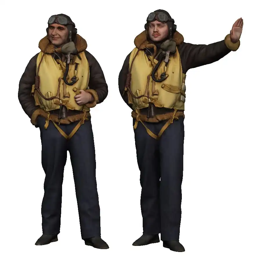 50305-048 1:48 Scale RAF Through the Ages - World War Two - RAF Fighter Bomber Crew