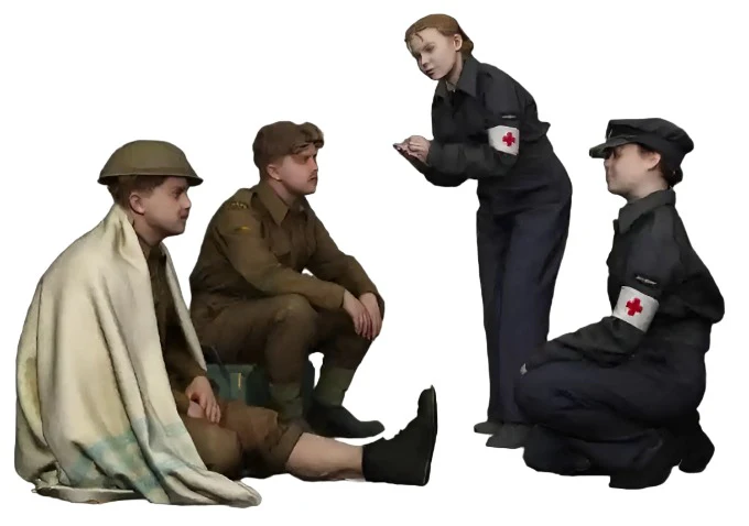 50321-048 1:48 Scale RAF Through the Ages - World War Two - RAF Flying Nightingales with wounded - Image 2