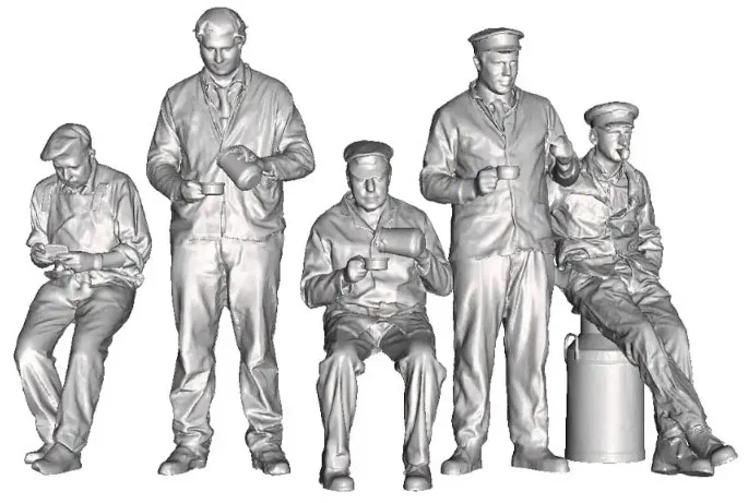 9003-148 N Gauge 1948-1968 British Railways - Loco Crew At Rest Bundle