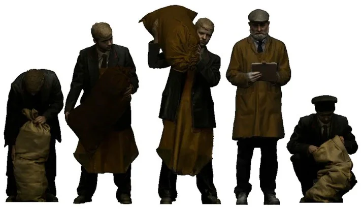 9024-148 N Gauge 1948-1968 British Railways - GPO Worker Bundle - Image 2