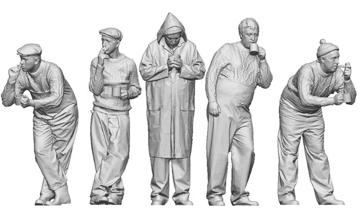 9026-076 OO Gauge 1948-1968 British Railways - Fishermen at Rest Bundle