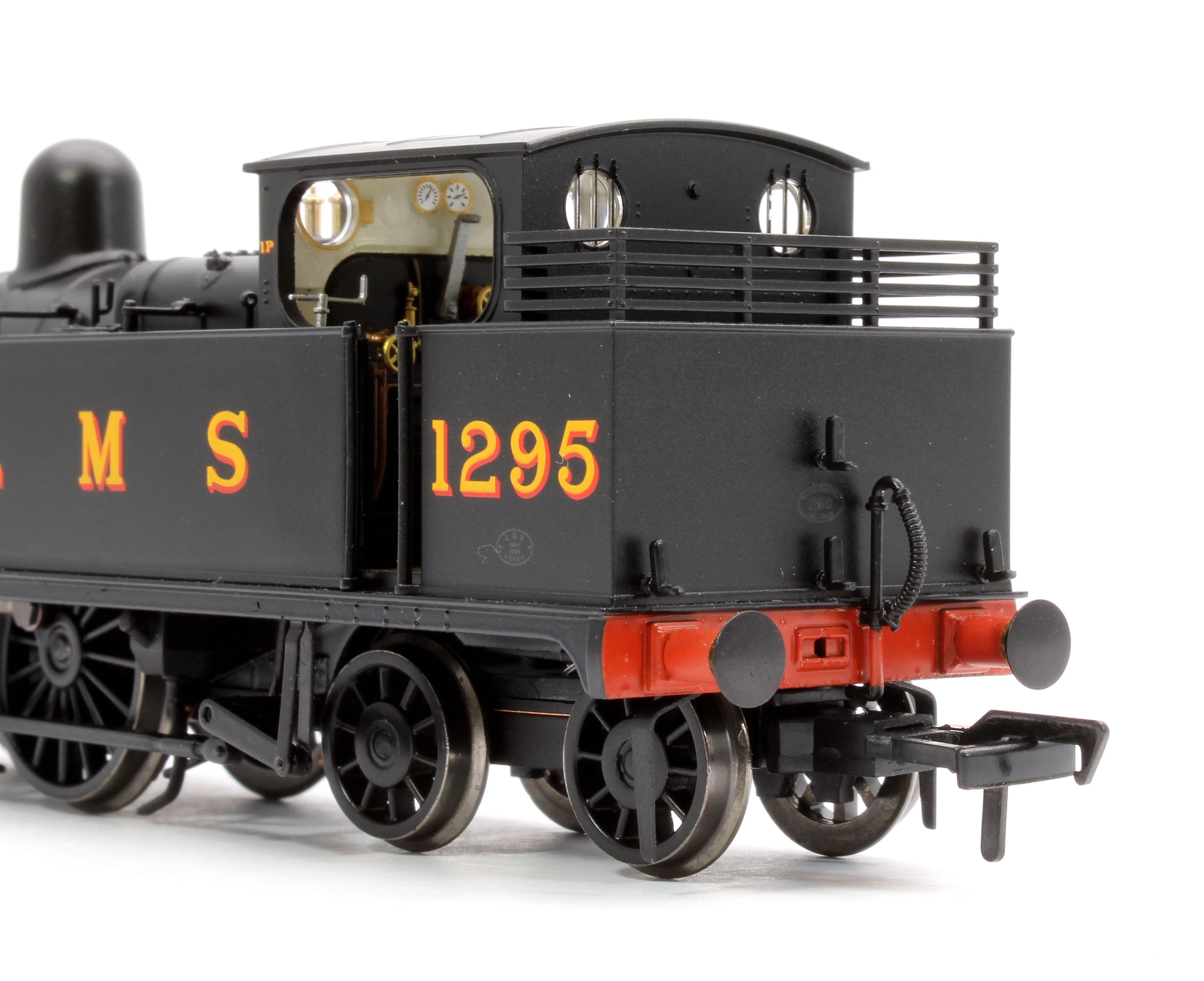 31-741BSF MR 1532 (1P) Tank 1295 LMS Black Steam Locomotive - DCC Sound - Image 8