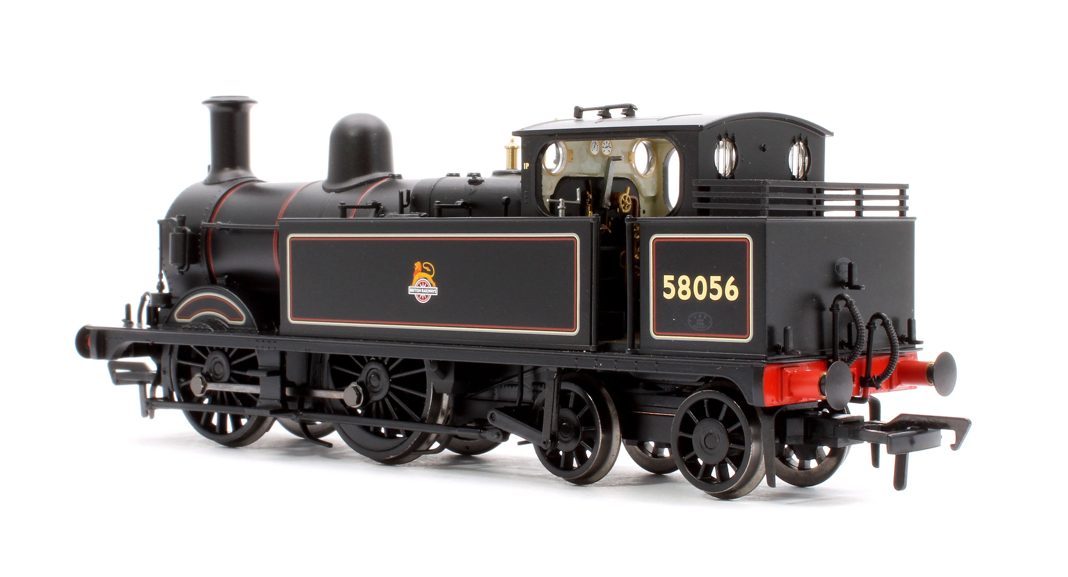 31-742BSF MR 1532 (1P) Tank 58056 BR Lined Black (Early Emblem) Steam Locomotive - DCC Sound - Image 2