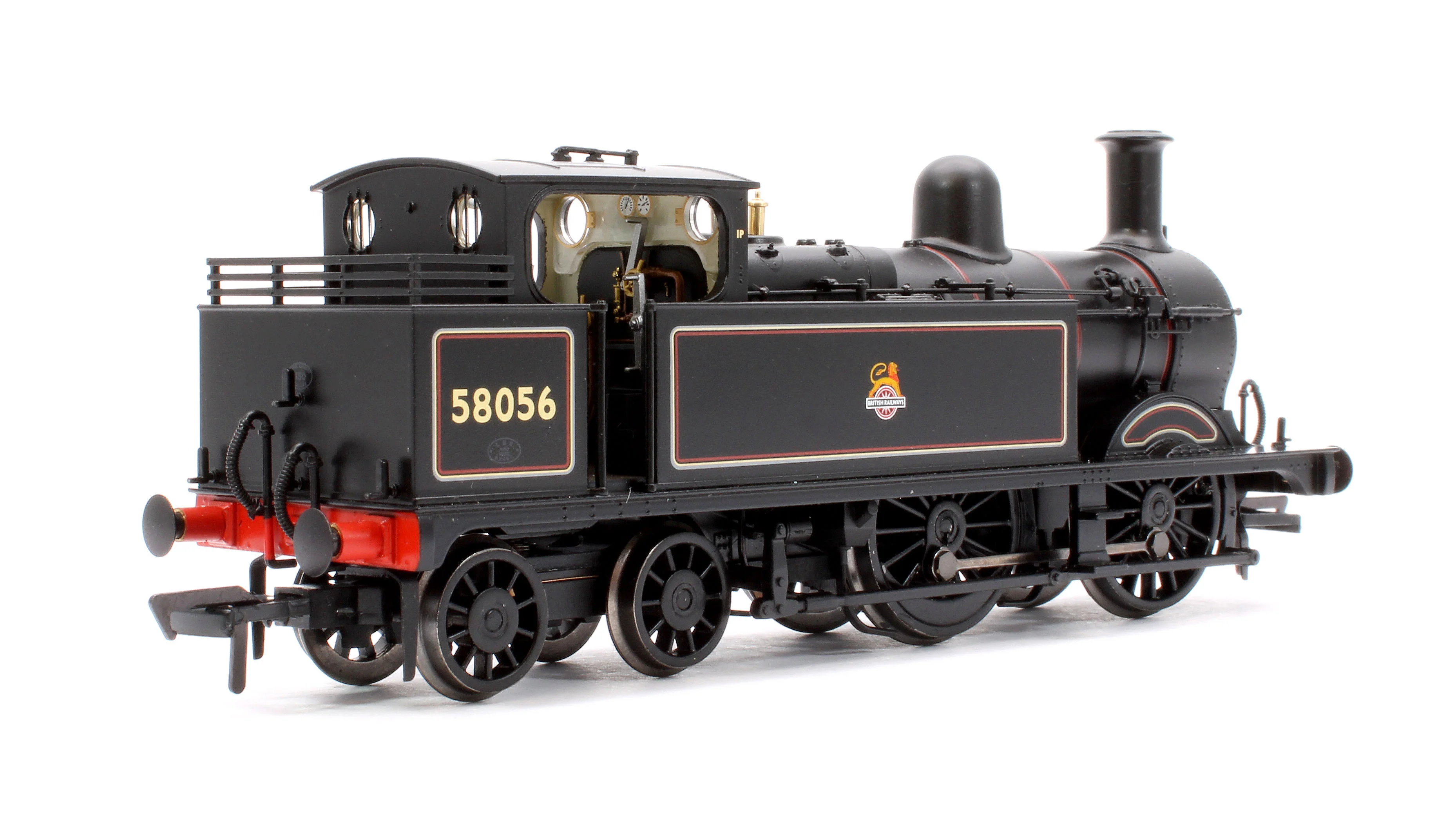 31-742BSF MR 1532 (1P) Tank 58056 BR Lined Black (Early Emblem) Steam Locomotive - DCC Sound - Image 3