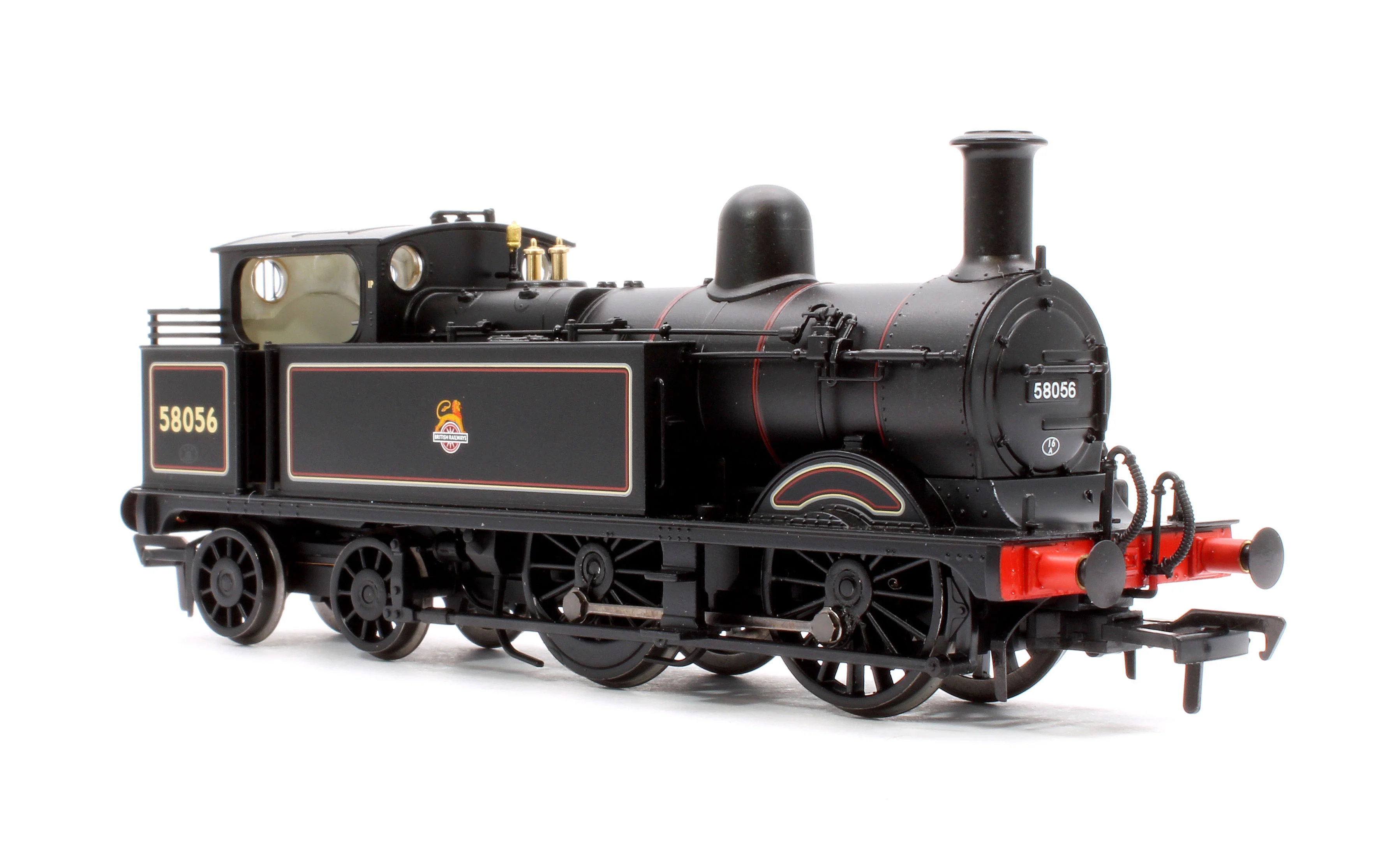 31-742BSF MR 1532 (1P) Tank 58056 BR Lined Black (Early Emblem) Steam Locomotive - DCC Sound - Image 4