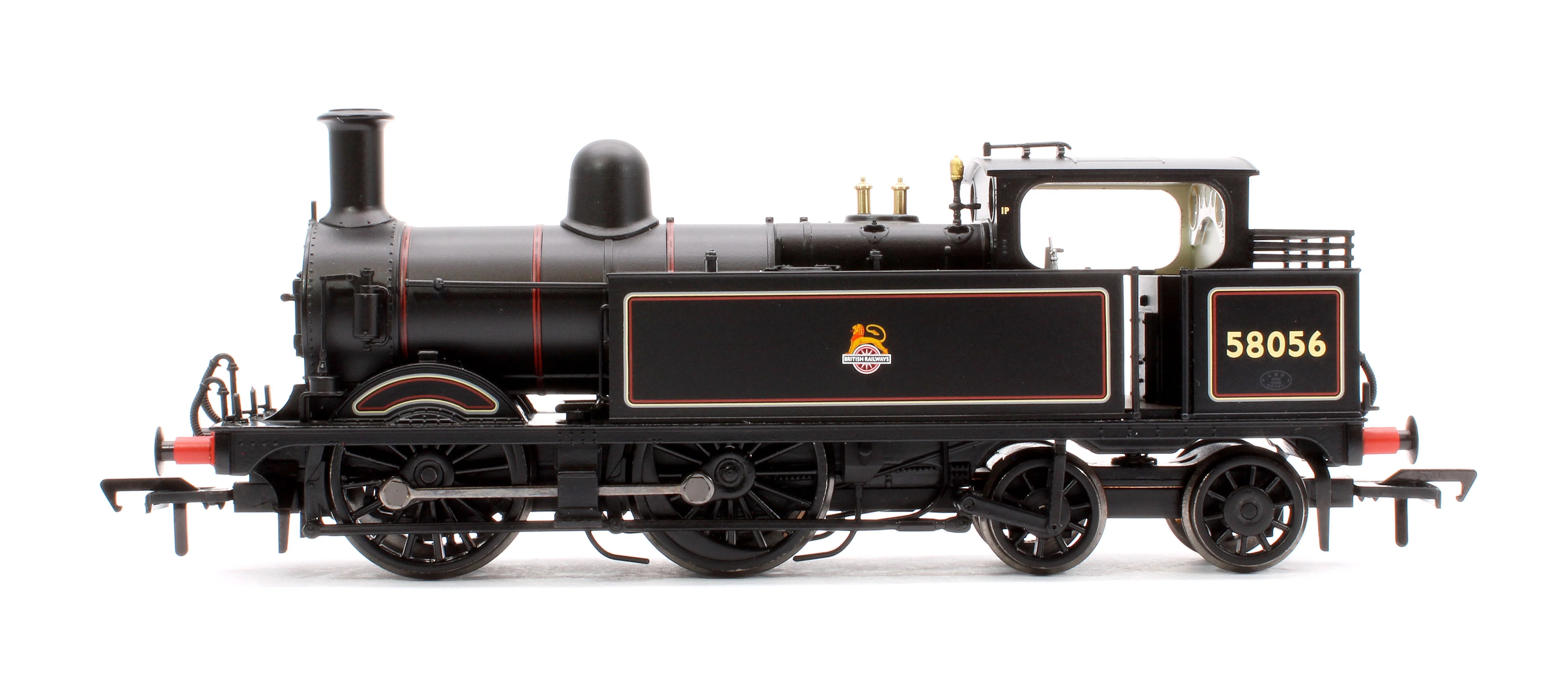 31-742BSF MR 1532 (1P) Tank 58056 BR Lined Black (Early Emblem) Steam Locomotive - DCC Sound - Image 5