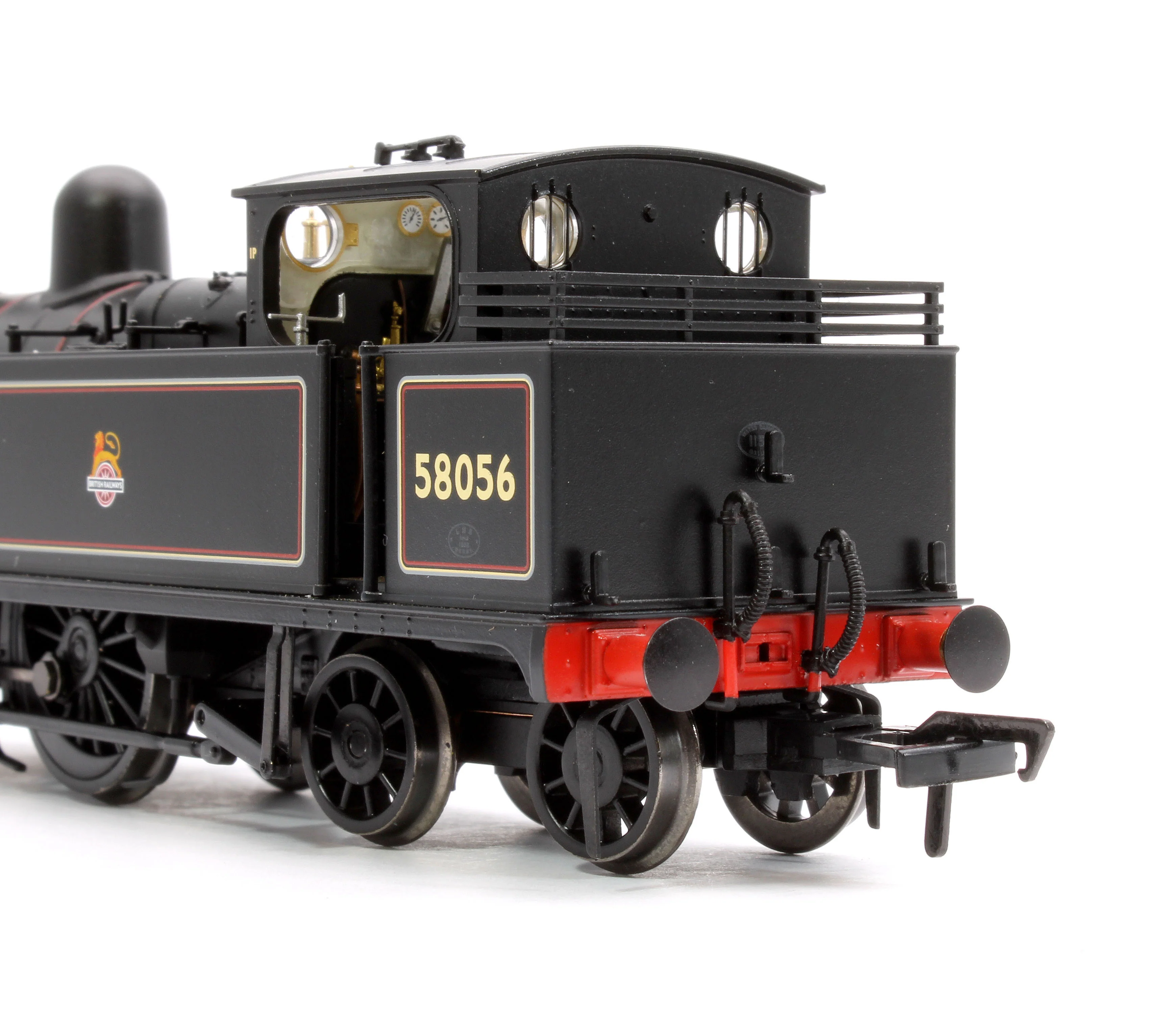 31-742BSF MR 1532 (1P) Tank 58056 BR Lined Black (Early Emblem) Steam Locomotive - DCC Sound - Image 8