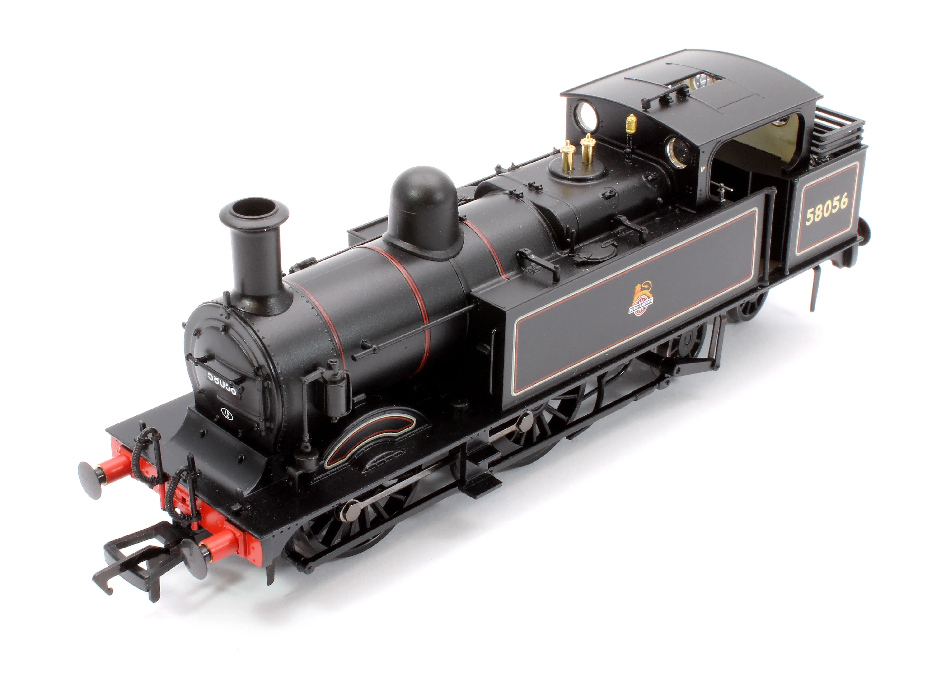 31-742BSF MR 1532 (1P) Tank 58056 BR Lined Black (Early Emblem) Steam Locomotive - DCC Sound - Image 9