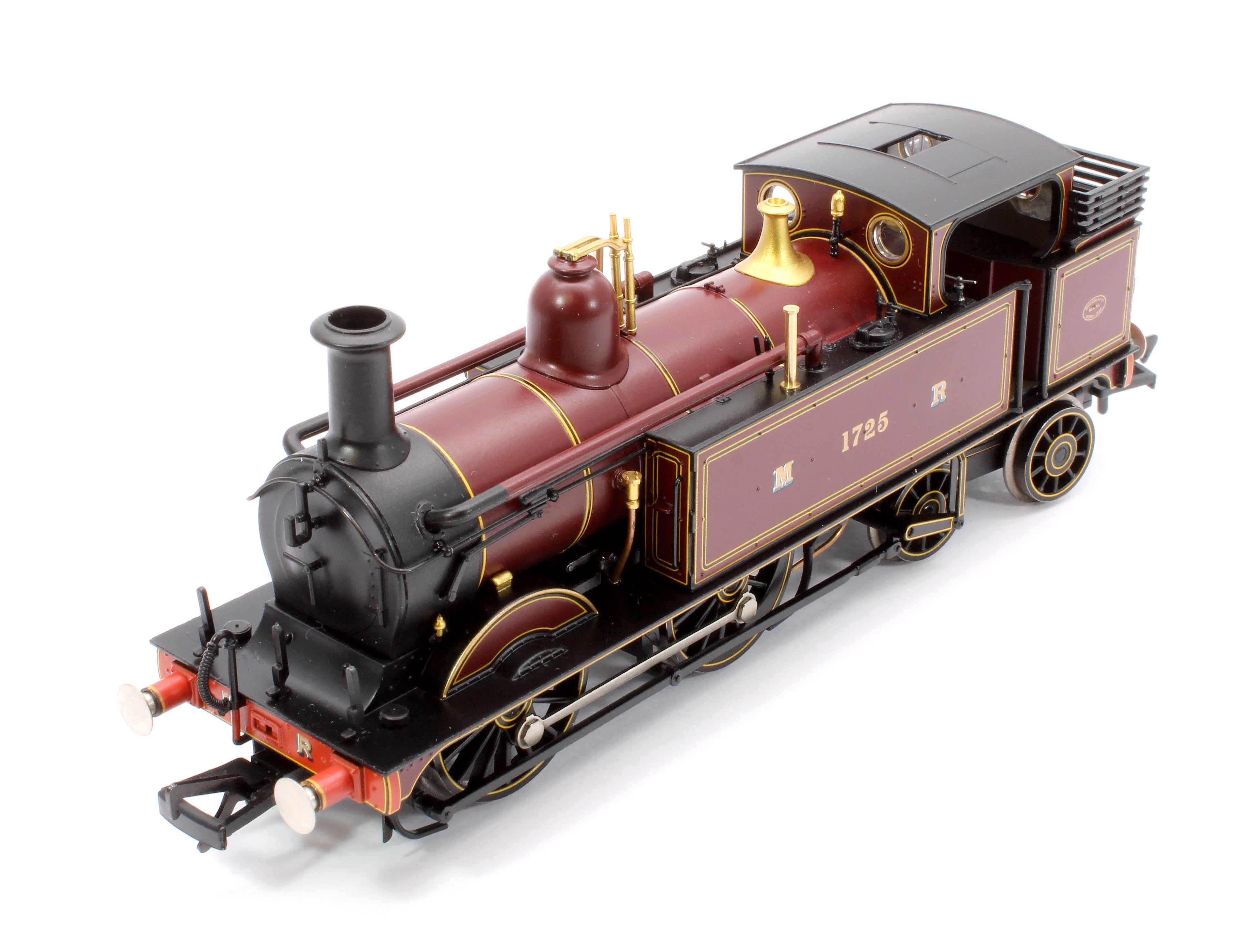 31-740ASF MR 1532 Tank 1725 Midland Railway Crimson Lake Steam Locomotive - DCC Sound - Image 9