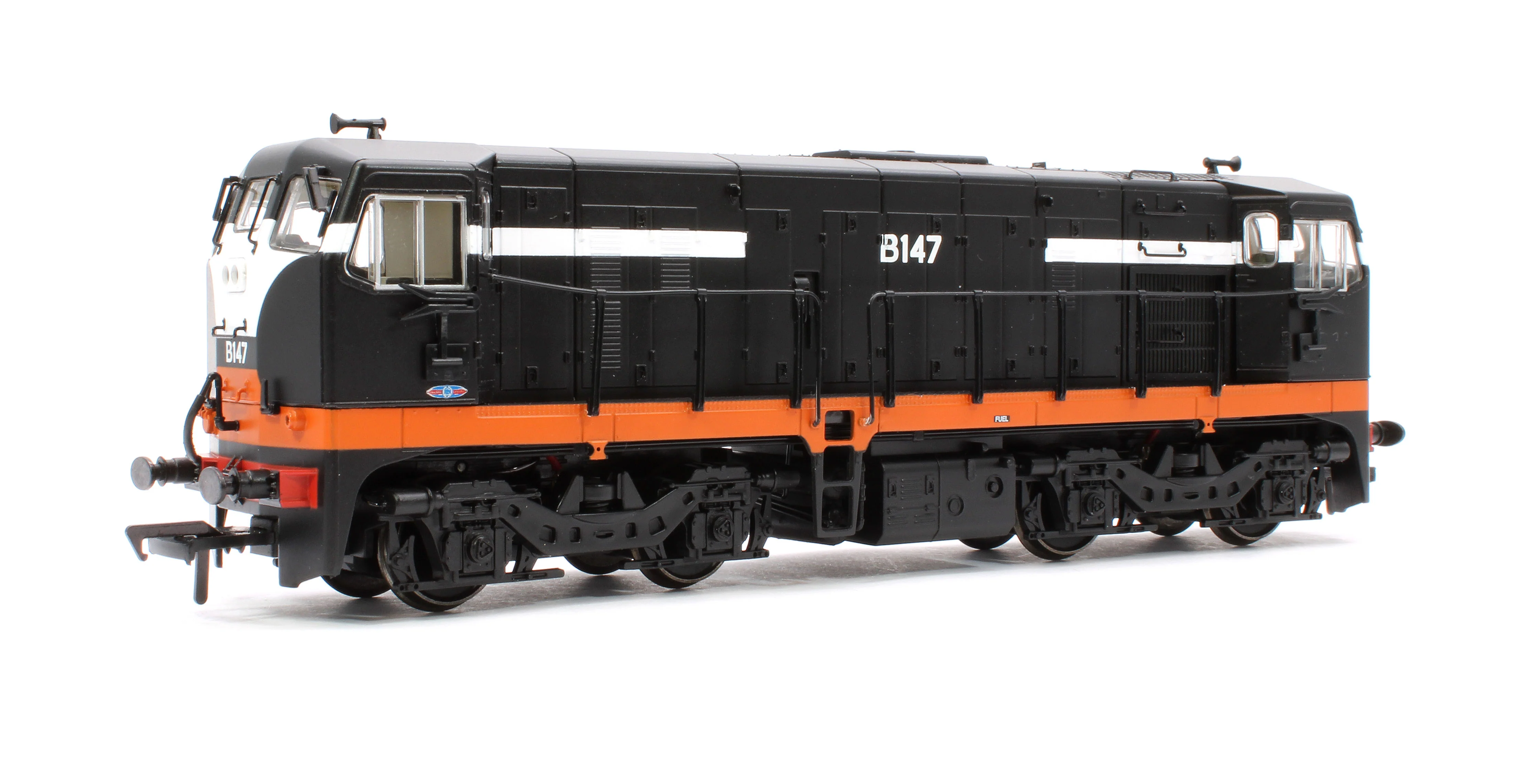 MM0147A Class 141 Córas Iompair Éireann (CIE) Black/Tan No. 147 Diesel Locomotive - Image 3