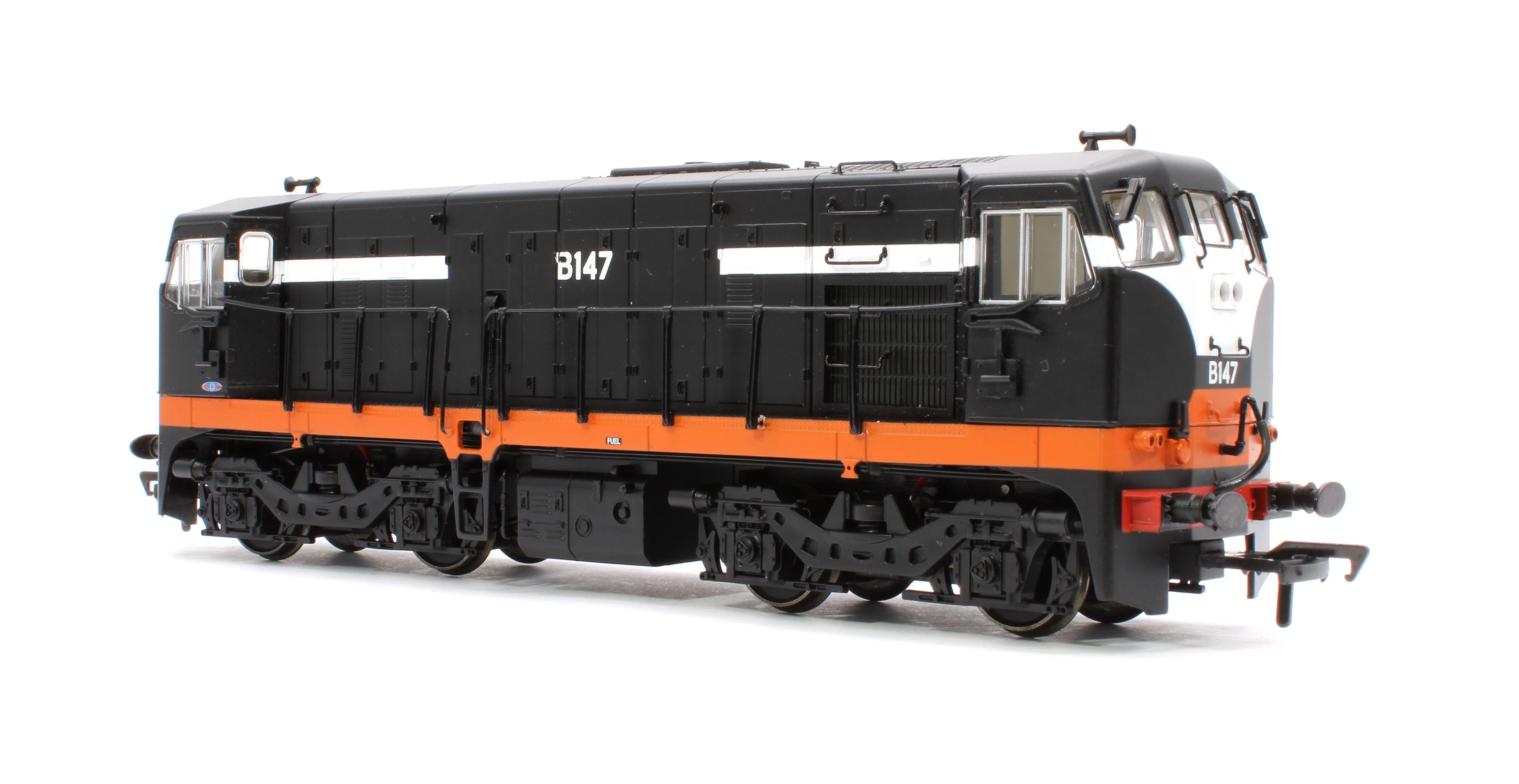 MM0147A Class 141 Córas Iompair Éireann (CIE) Black/Tan No. 147 Diesel Locomotive - Image 4