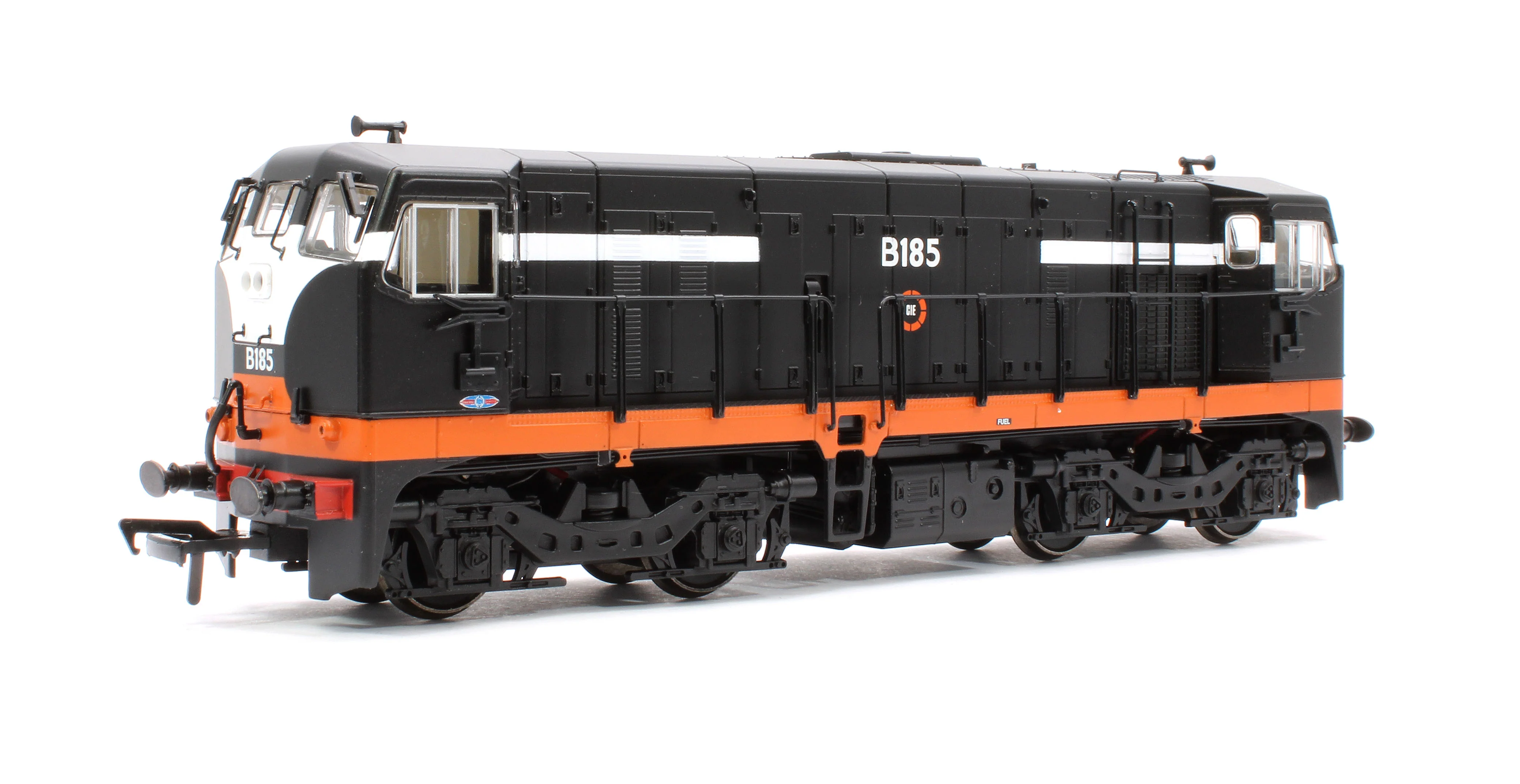 MM0185A Class 181 Córas Iompair Éireann (CIE) Black/Tan no. 185 Diesel Locomotive - Image 3