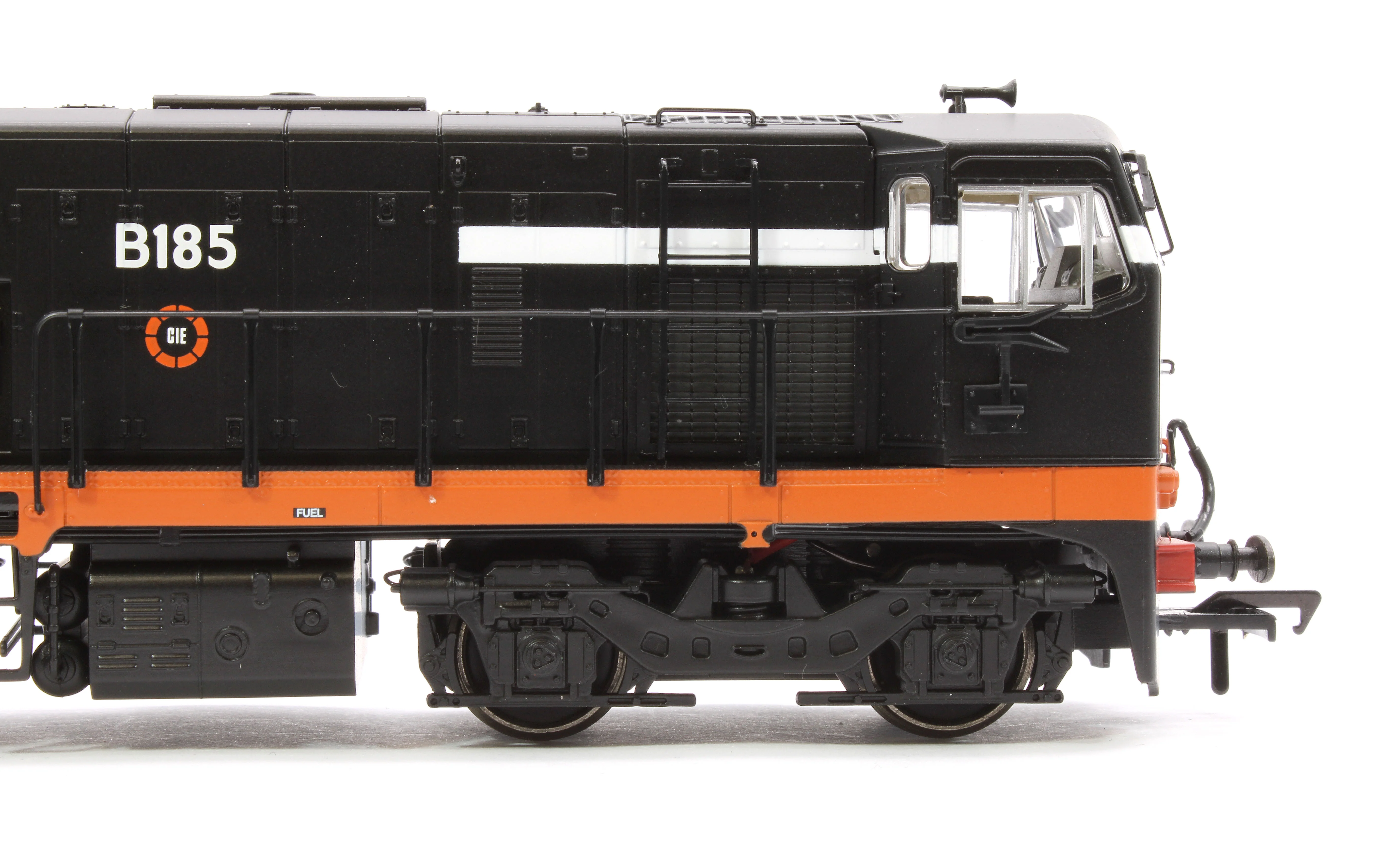 MM0185A Class 181 Córas Iompair Éireann (CIE) Black/Tan no. 185 Diesel Locomotive - Image 8